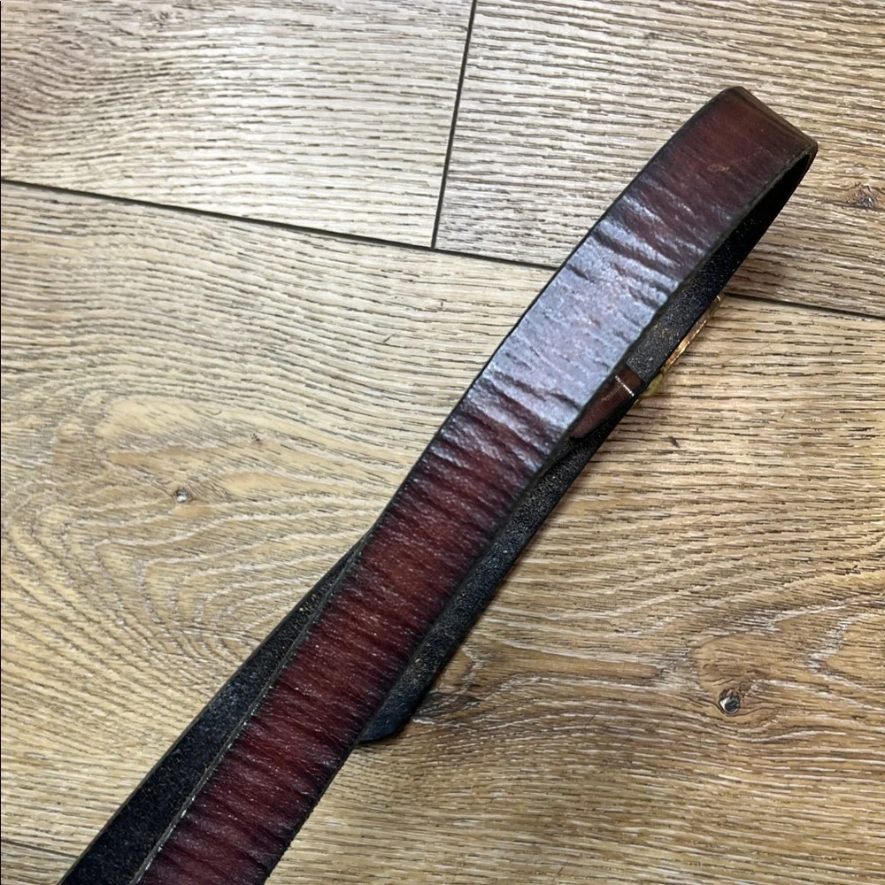 Vintage Leather Belt w/DMB Brass Buckle RTM